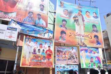 Katamarayudu Movie Release Hungama at RTC X Roads